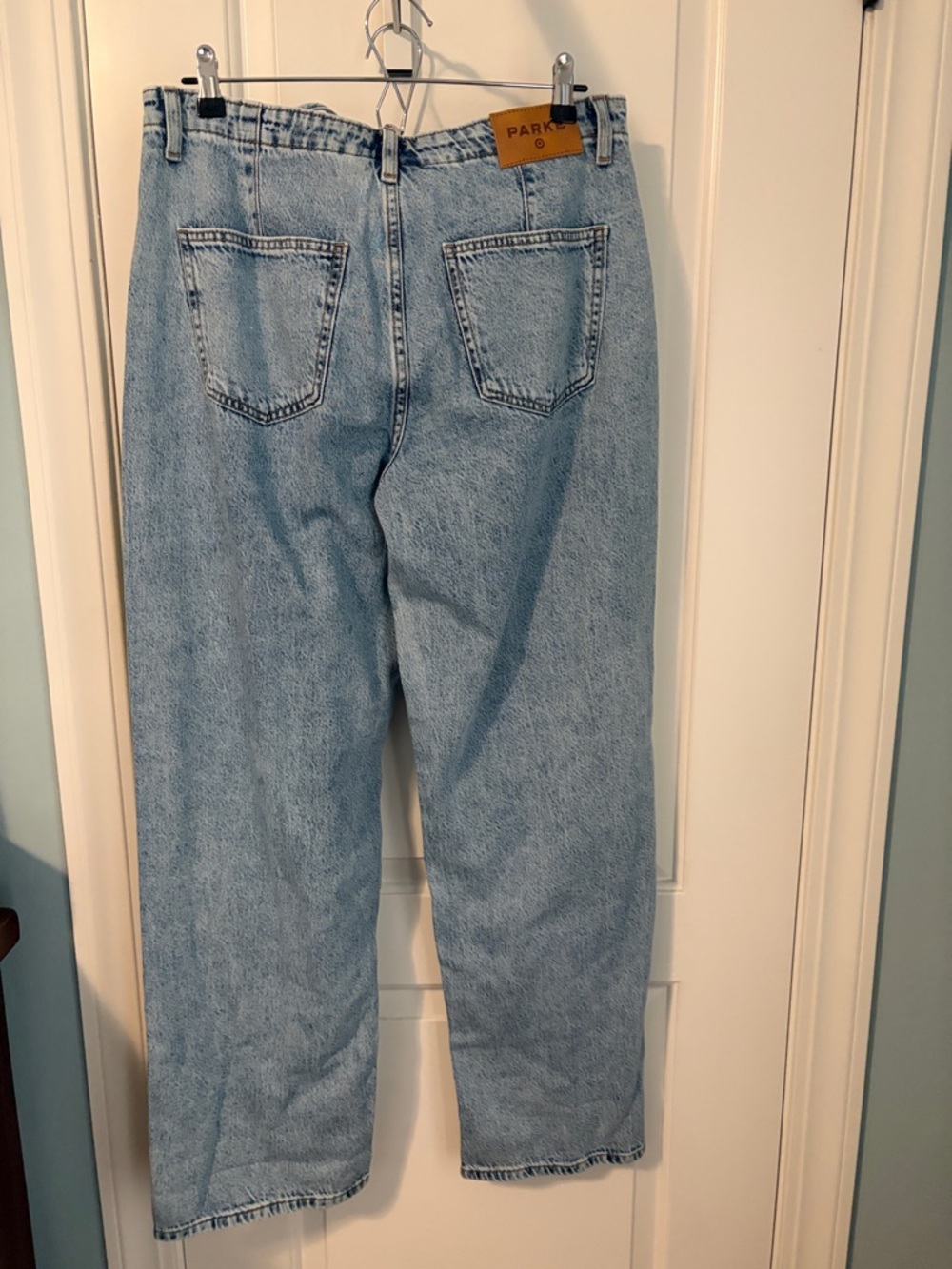 Parke x Target light wash mid-rise baggy jeans size 8 nwt - Picture 8 of 8